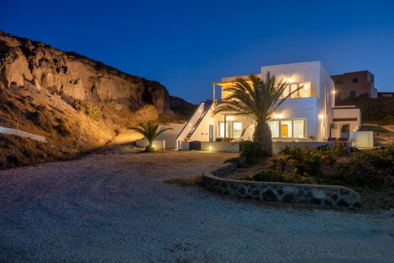 Peaceful Seafront Retreat In Santorini -Sonus Mare Beach Houses Vourvoúlos Esterno foto