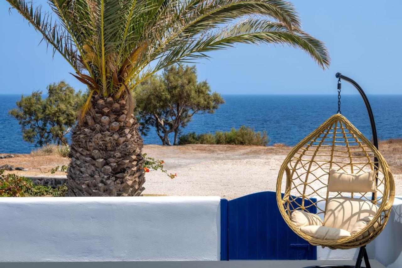 Peaceful Seafront Retreat In Santorini -Sonus Mare Beach Houses Vourvoúlos Esterno foto