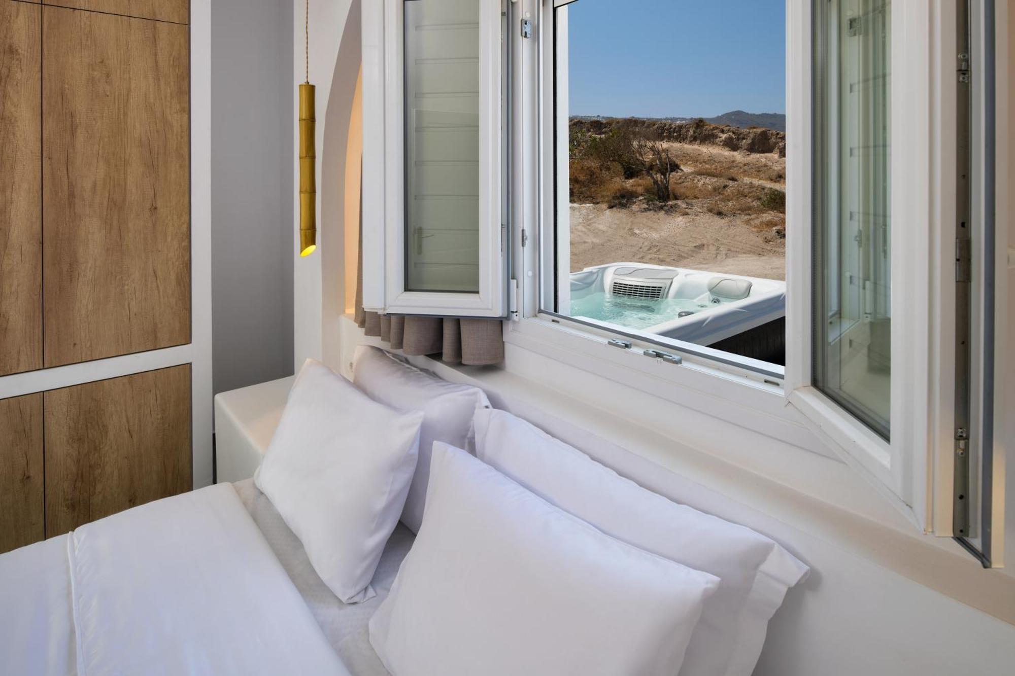 Peaceful Seafront Retreat In Santorini -Sonus Mare Beach Houses Vourvoúlos Esterno foto