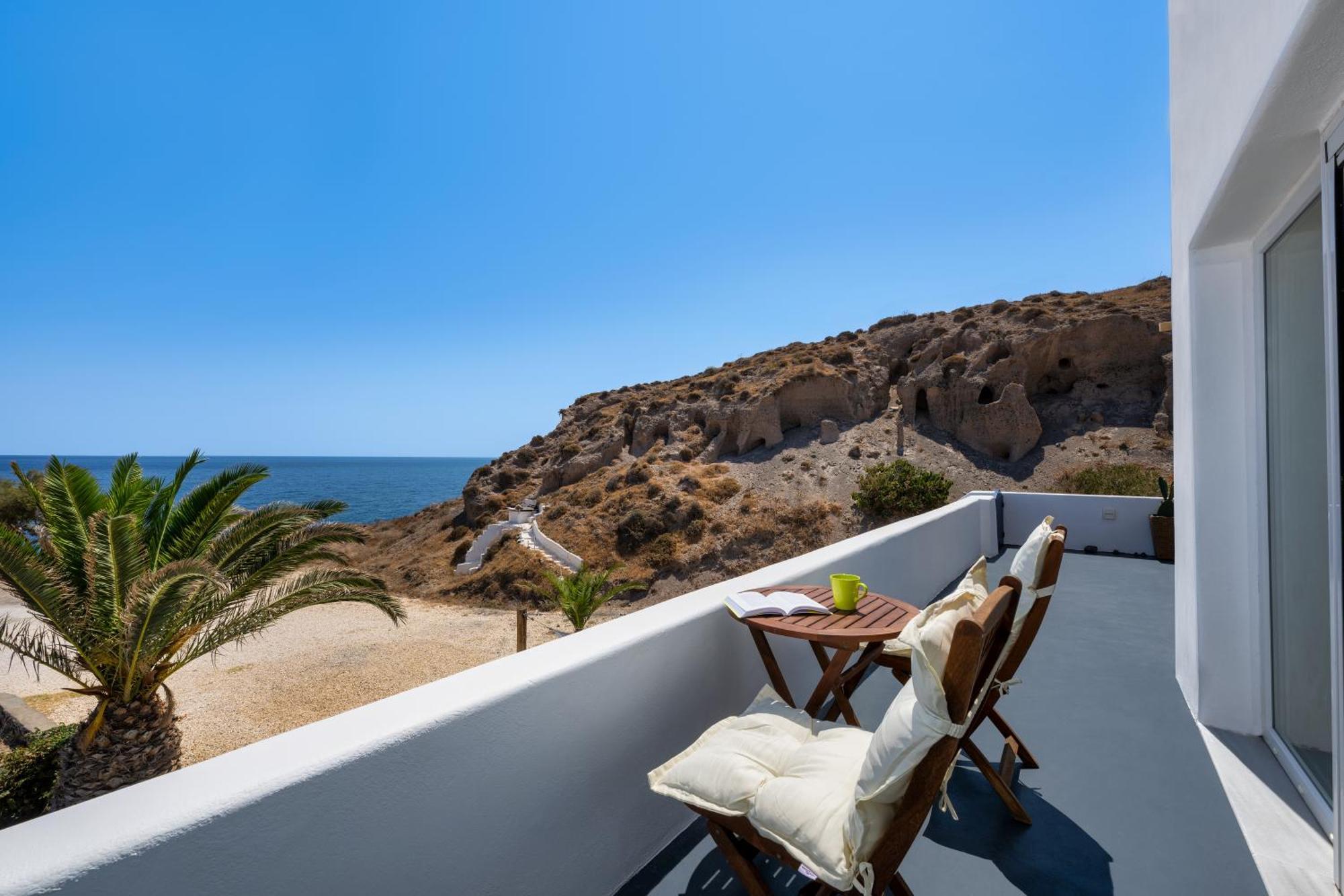 Peaceful Seafront Retreat In Santorini -Sonus Mare Beach Houses Vourvoúlos Esterno foto