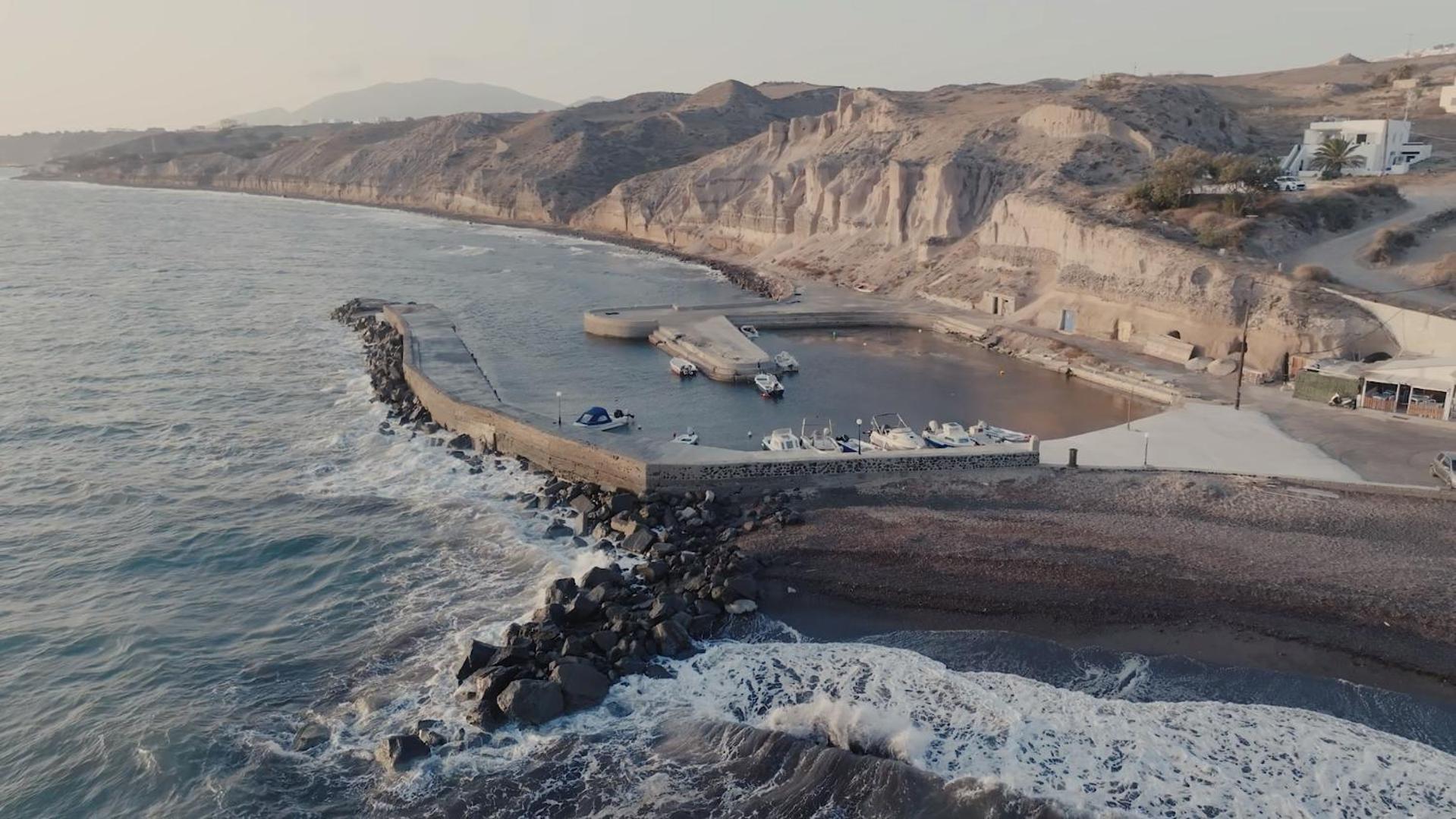 Peaceful Seafront Retreat In Santorini -Sonus Mare Beach Houses Vourvoúlos Esterno foto